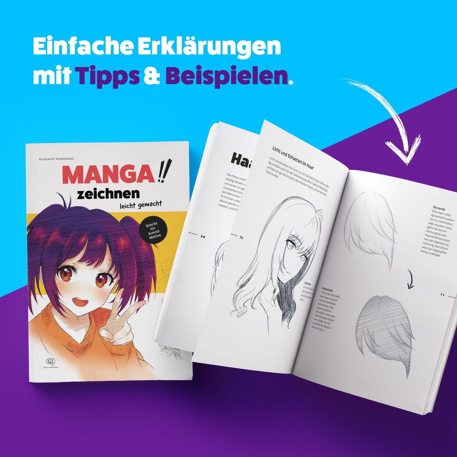 Bild: 9783968901626 | Manga zeichnen leicht gemacht | Andreas Modzelewski | Taschenbuch