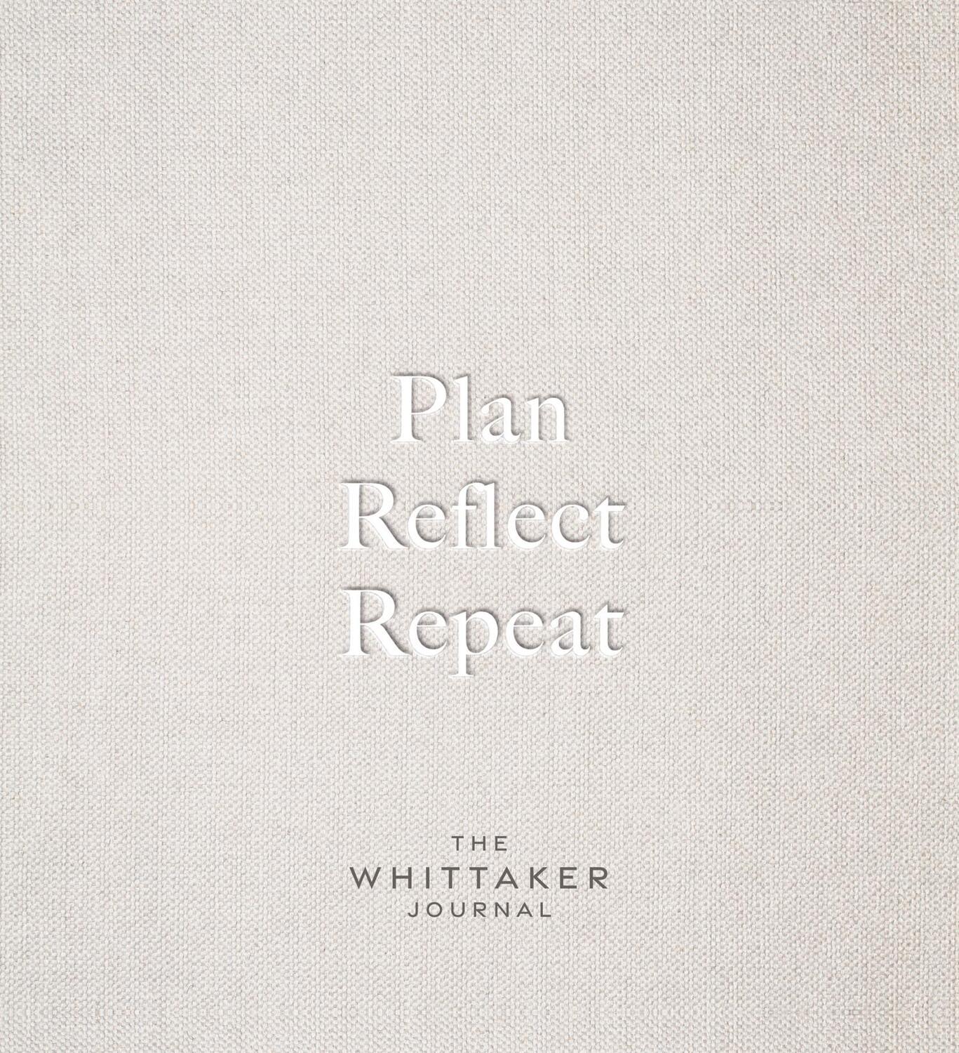 Cover: 9780008579807 | Plan, Reflect, Repeat: The Whittaker Journal | Carys Whittaker | Buch