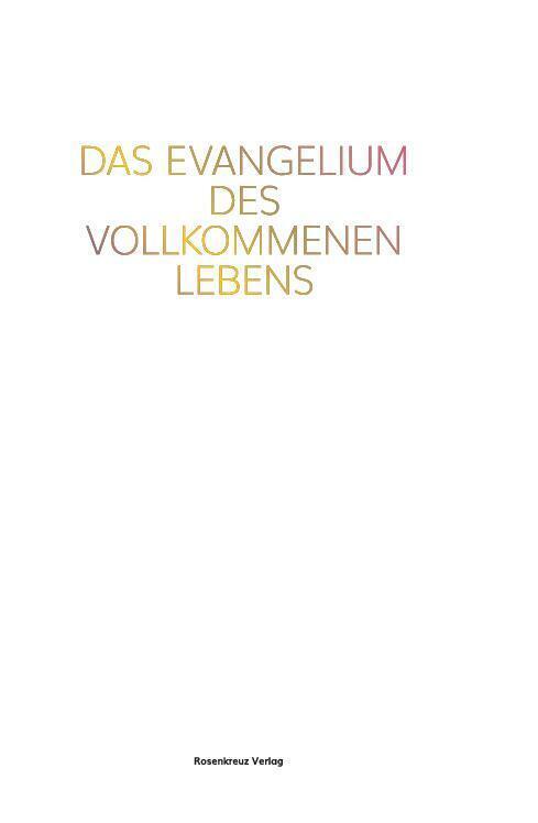 Cover: 9783945115176 | Das Evangelium des vollkommenen Lebens | Gideon Jasper Richard Ouseley