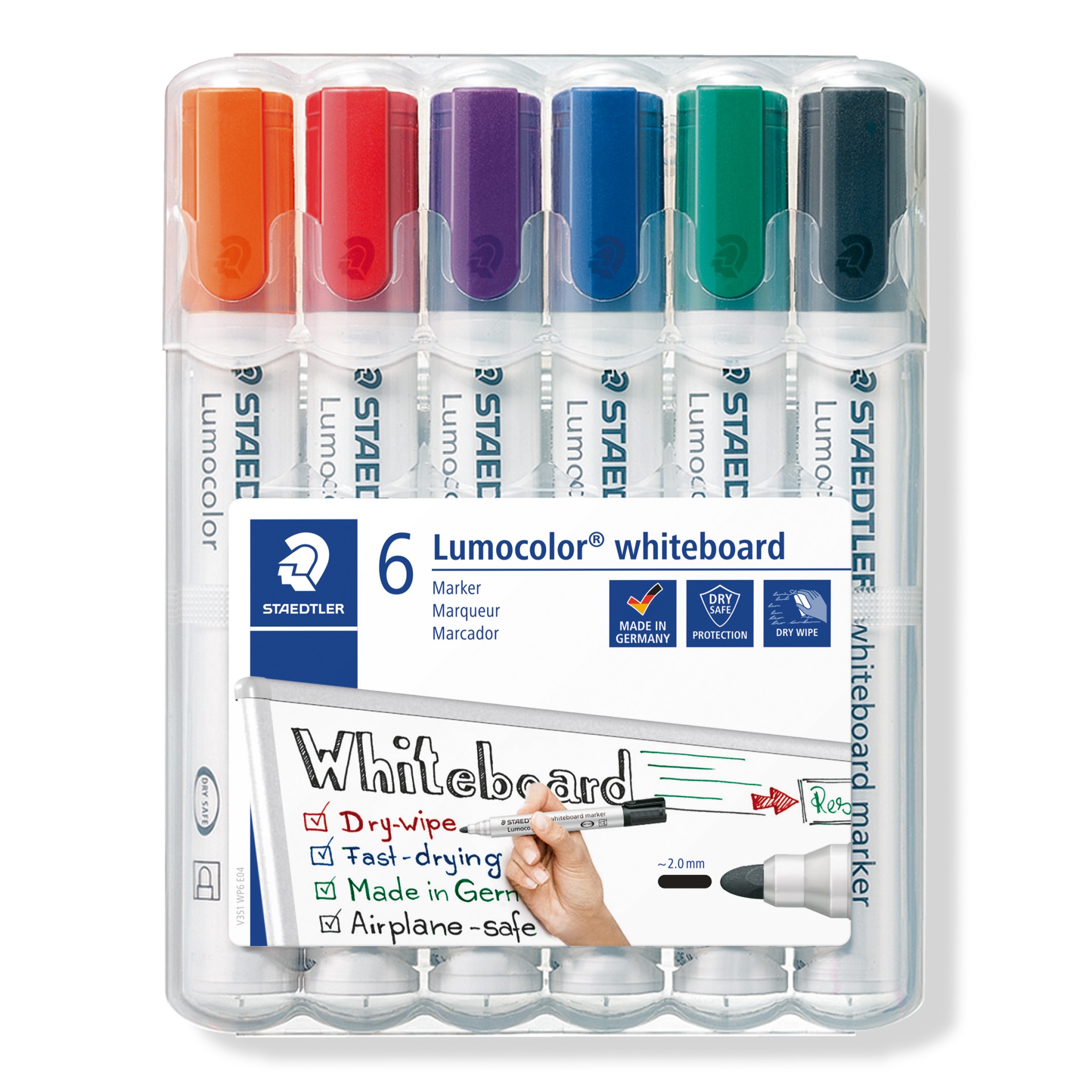 Cover: 4007817328941 | STAEDTLER Whiteboardmarker Lumocolor 6er Set | STAEDTLER Lumocolor