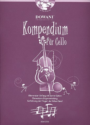 Cover: 9783905477023 | Kompendium für Cello Band 1 (+CD) für 2 Celli (Schüler und Lehrer)