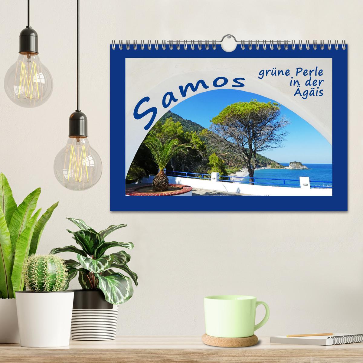 Bild: 9783457214749 | Samos - grüne Perle in der Ägäis (Wandkalender 2025 DIN A4 quer),...