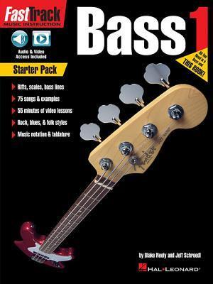 Cover: 9781540022042 | Fasttrack Bass Method - Starter Pack: Includes Book 1 with Online...