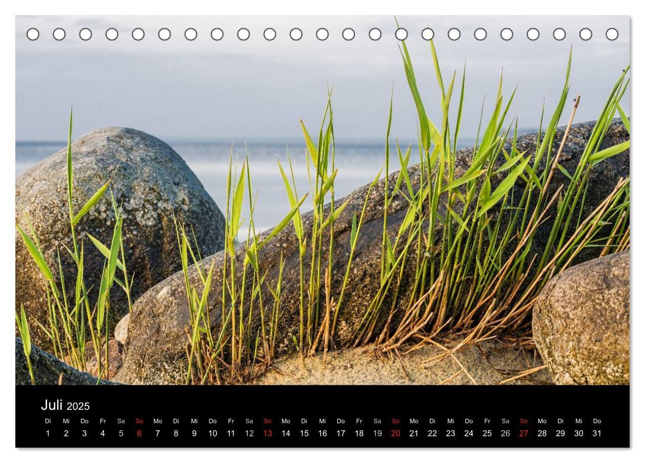 Bild: 9783435716791 | Unterwegs an der Küste der Ostsee (Tischkalender 2025 DIN A5 quer),...