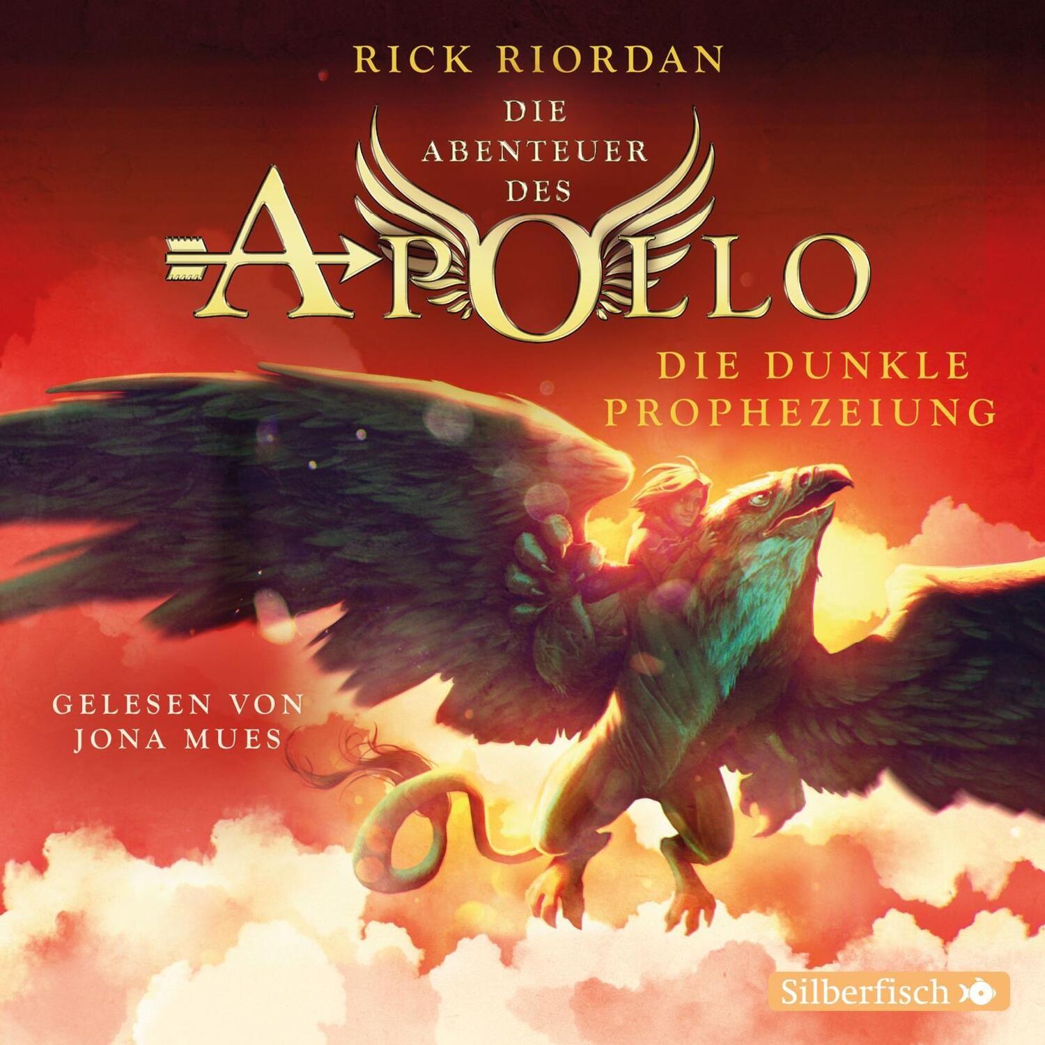 Cover: 9783745600377 | Die dunkle Prophezeiung | 5 CDs | Rick Riordan | Audio-CD | Deutsch