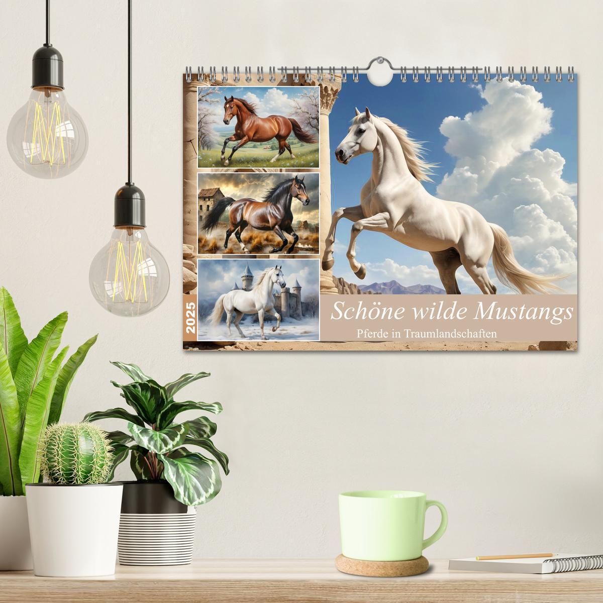 Bild: 9783457170977 | Schöne wilde Mustangs (Wandkalender 2025 DIN A4 quer), CALVENDO...