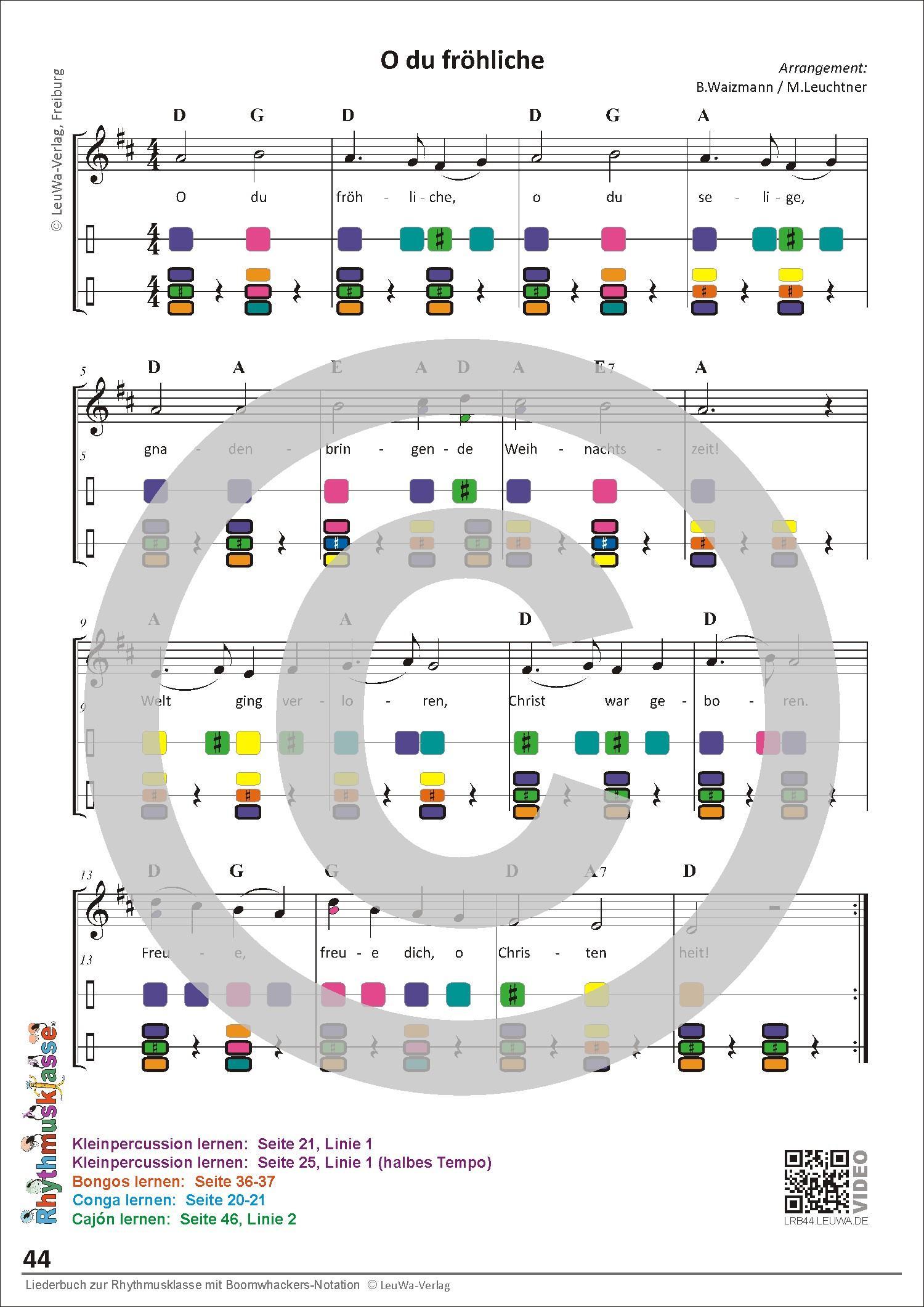 Bild: 9783940533272 | Liederbuch zur Rhythmusklasse mit Boomwhackers-Notation | Hoff (u. a.)