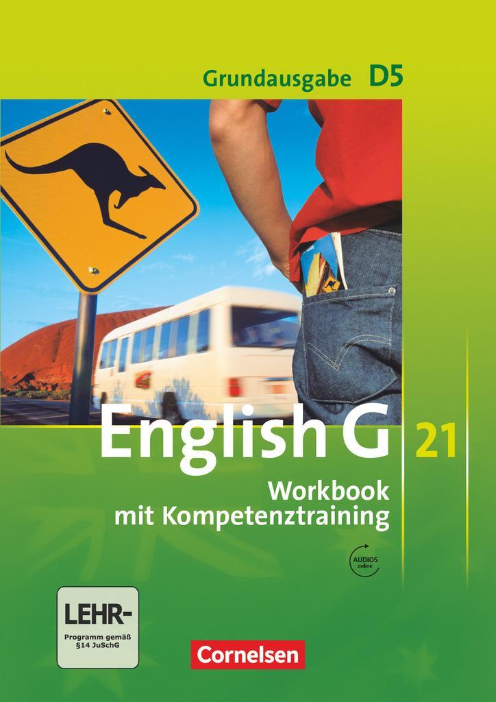 Cover: 9783060312511 | English G 21. Grundausgabe D 5. Workbook mit Audio online | Seidl