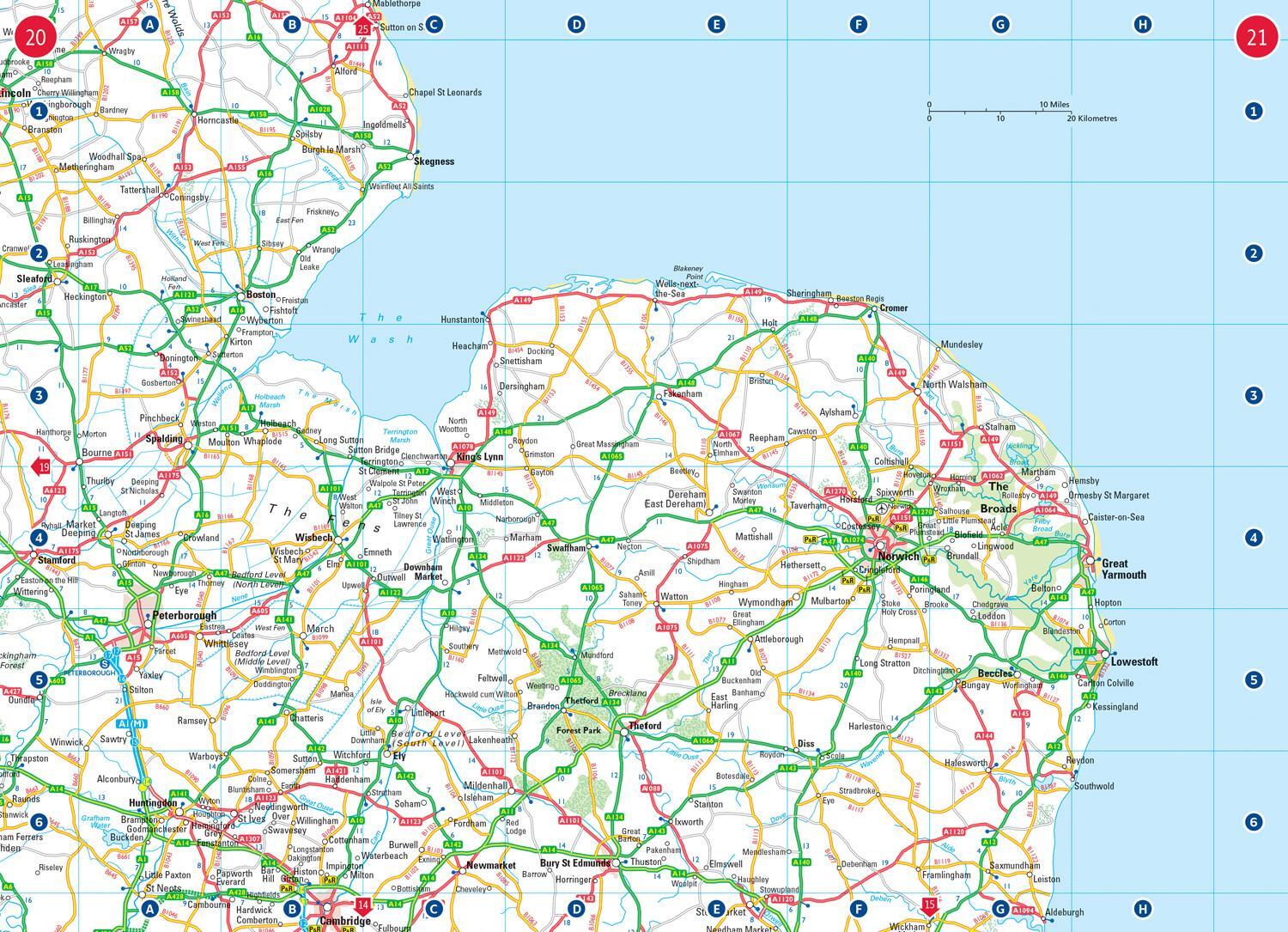 Bild: 9780008597610 | 2024 Collins Handy Road Atlas Britain and Ireland | A5 Spiral | Maps