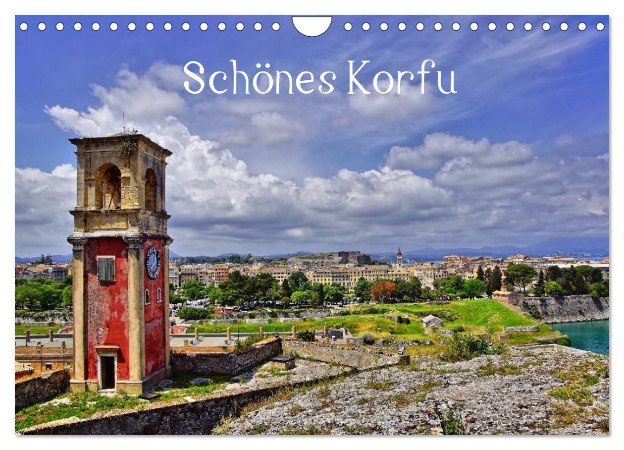 Cover: 9783383001239 | Schönes Korfu (Wandkalender 2024 DIN A4 quer), CALVENDO Monatskalender