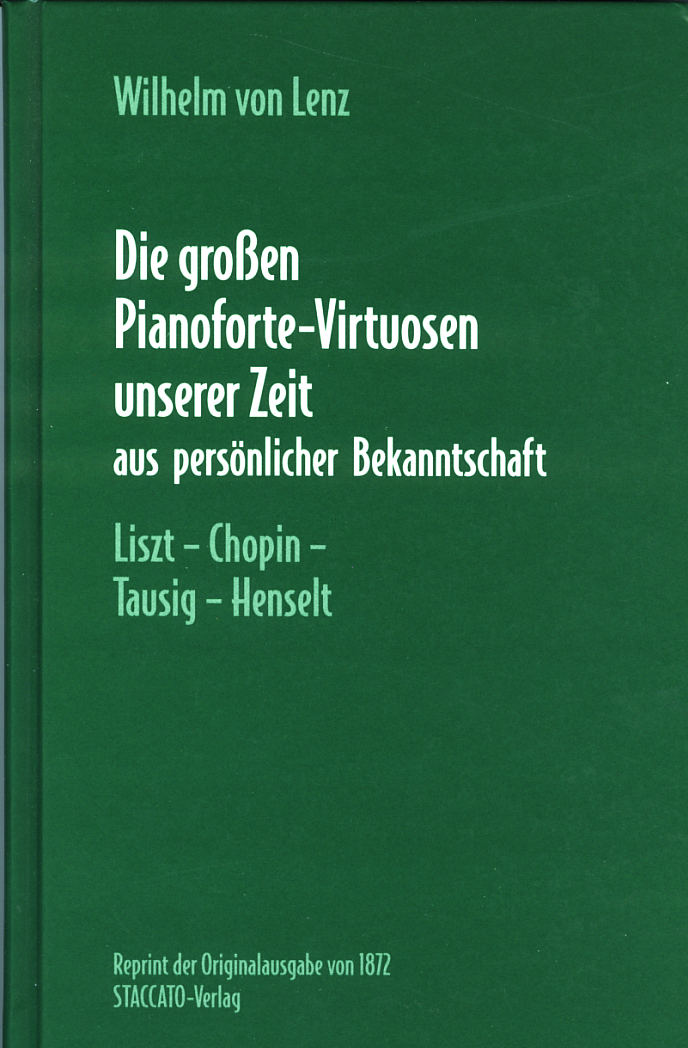 Cover: 9783932976094 | Die großen Pianoforte-Virtuosen unserer Zeit aus persönlicher...