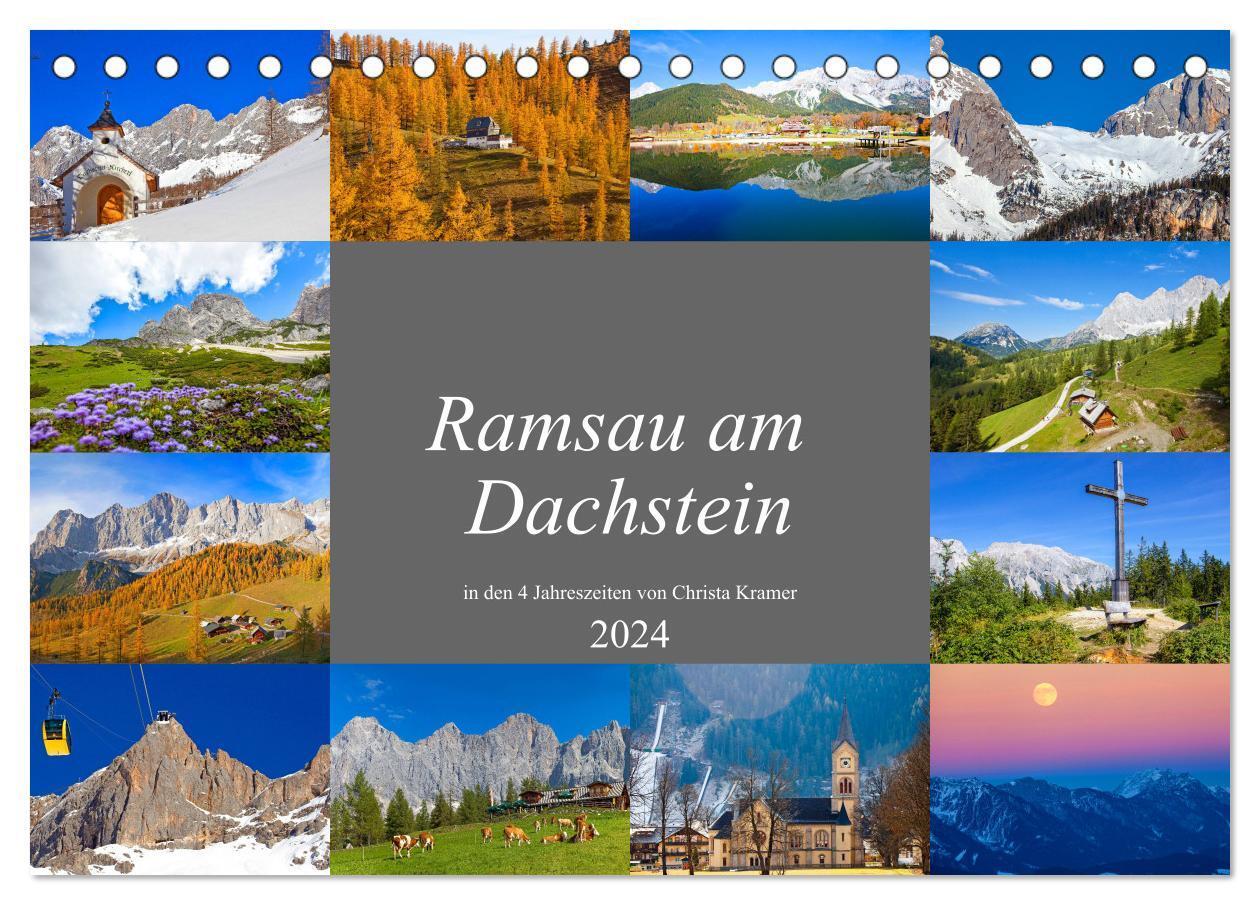 Cover: 9783675560109 | Ramsau am Dachstein (Tischkalender 2024 DIN A5 quer), CALVENDO...