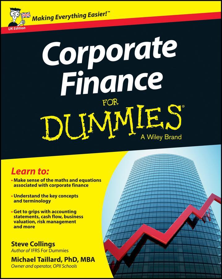 Cover: 9781118743508 | Corporate Finance For Dummies - UK | Steven Collings (u. a.) | Buch
