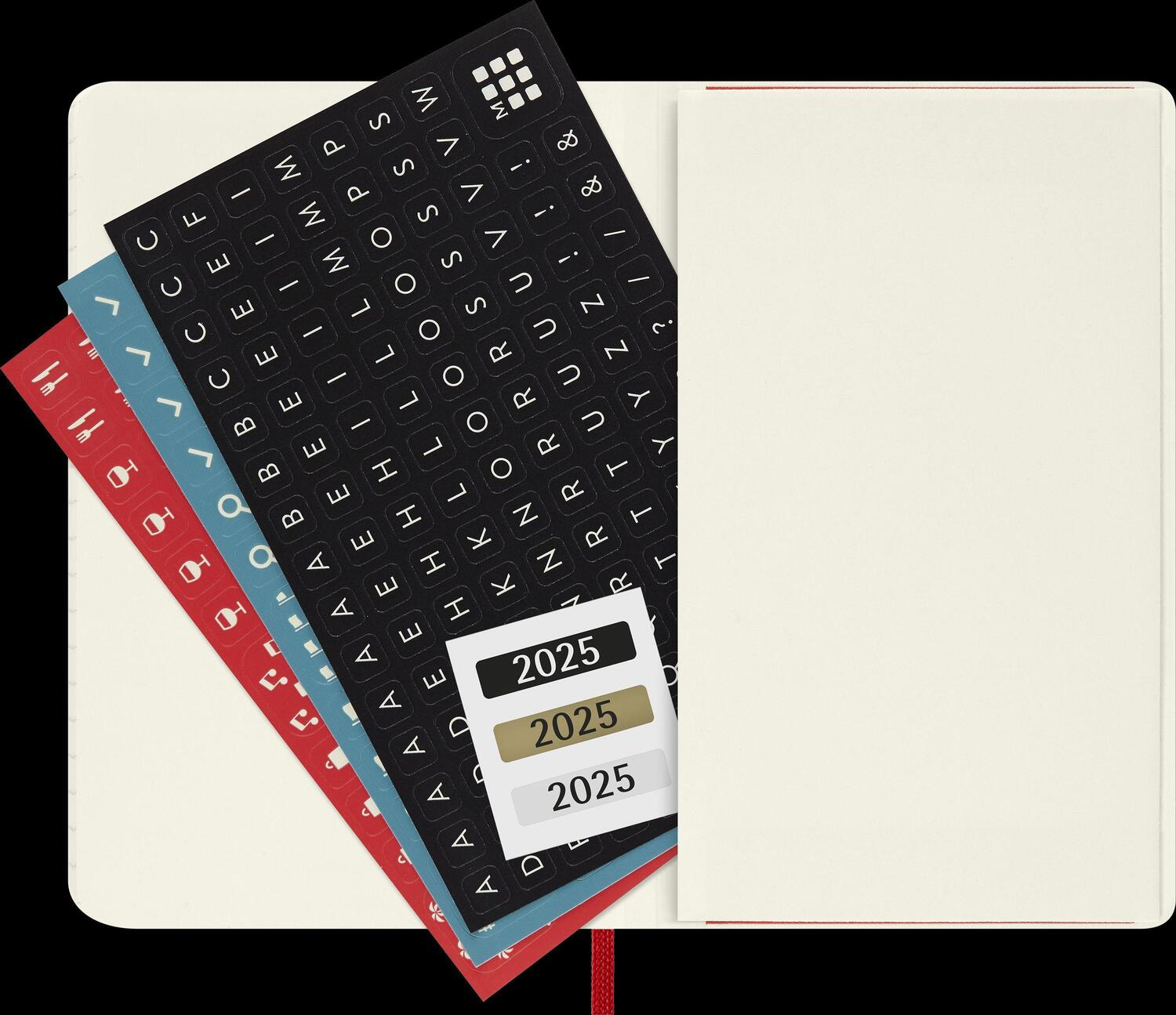 Bild: 8056999270230 | Moleskine 12 Monate Tageskalender 2025, Pocket/A6, 1 Tag = 1 Seite,...
