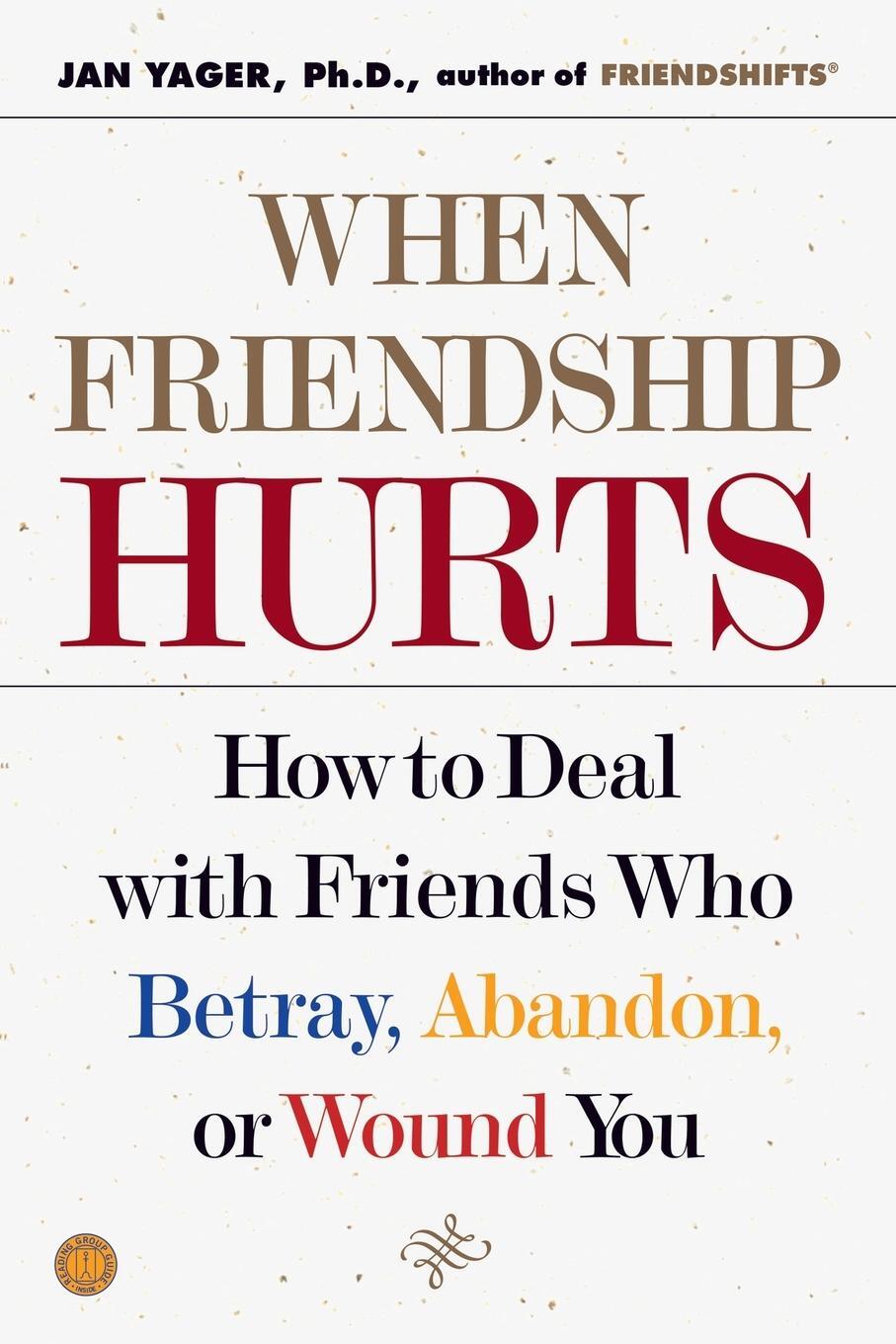 Cover: 9780743211451 | When Friendship Hurts | Jan Yager | Taschenbuch | Englisch | 2002