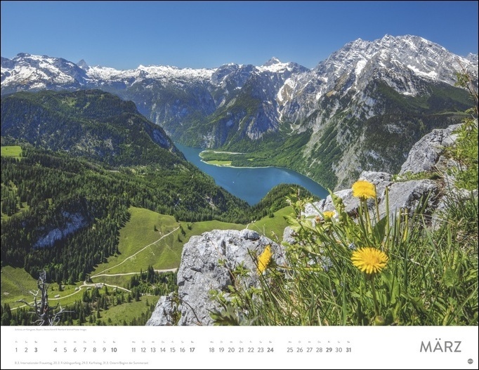 Bild: 9783756401383 | Schönes Deutschland Posterkalender 2024. Reise-Kalender mit 12...