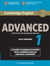 Cover: 9781107653511 | Cambridge English Advanced 1 for Revised Exam from 2015 Student's...