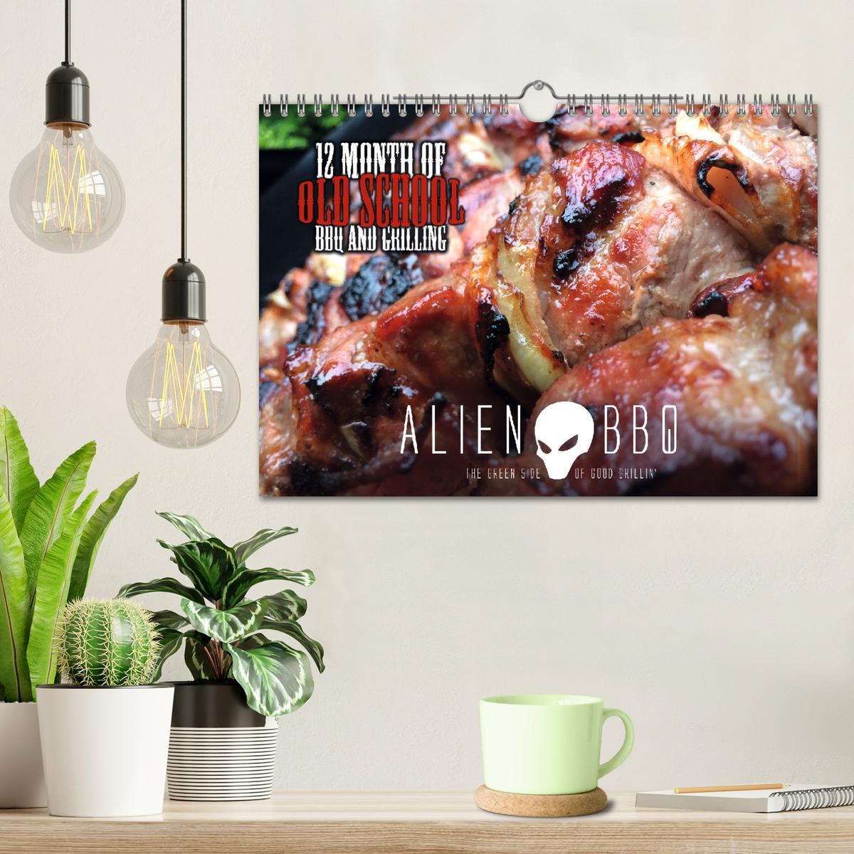 Bild: 9783435569298 | ALIEN-BBQ 2025 (Wandkalender 2025 DIN A4 quer), CALVENDO...