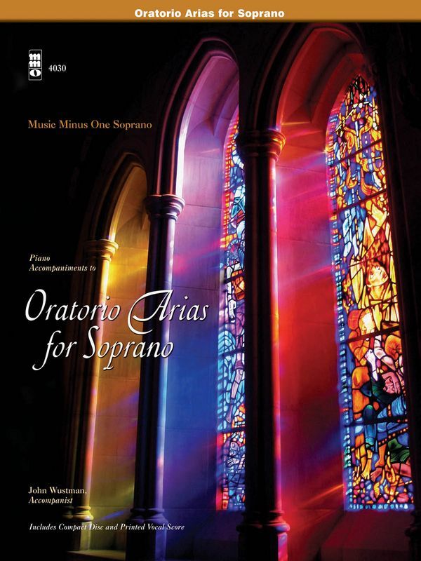 Cover: 9781596155206 | Oratorio Arias for Soprano | Music Minus One Soprano | Music Minus One