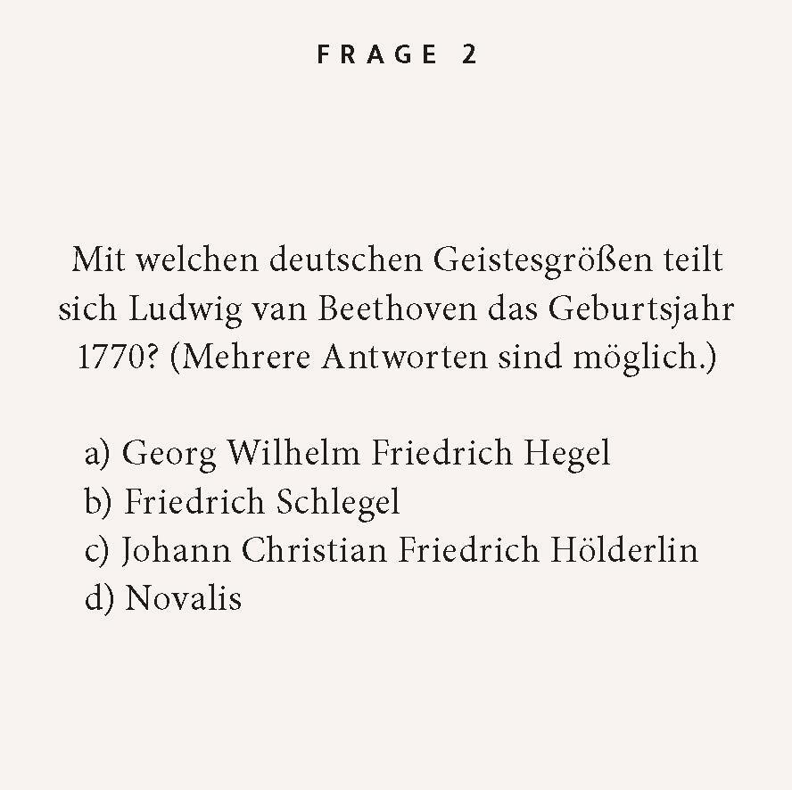 Bild: 9783899784312 | Beethoven-Quiz | 100 Fragen und Antworten (Neuauflage) | Florin | Buch