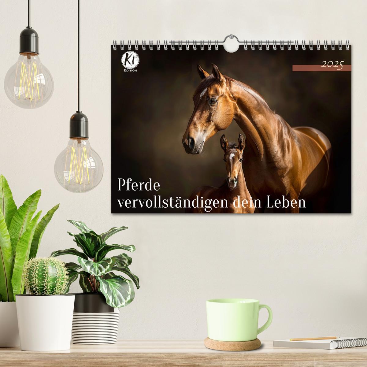 Bild: 9783435927746 | Pferde vervollständigen dein Leben (Wandkalender 2025 DIN A4 quer),...