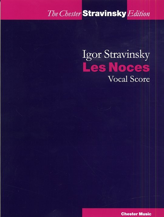 Cover: 9781846093951 | Les Noces (Russian / French) Vocal Score | Igor Stravinsky | Englisch