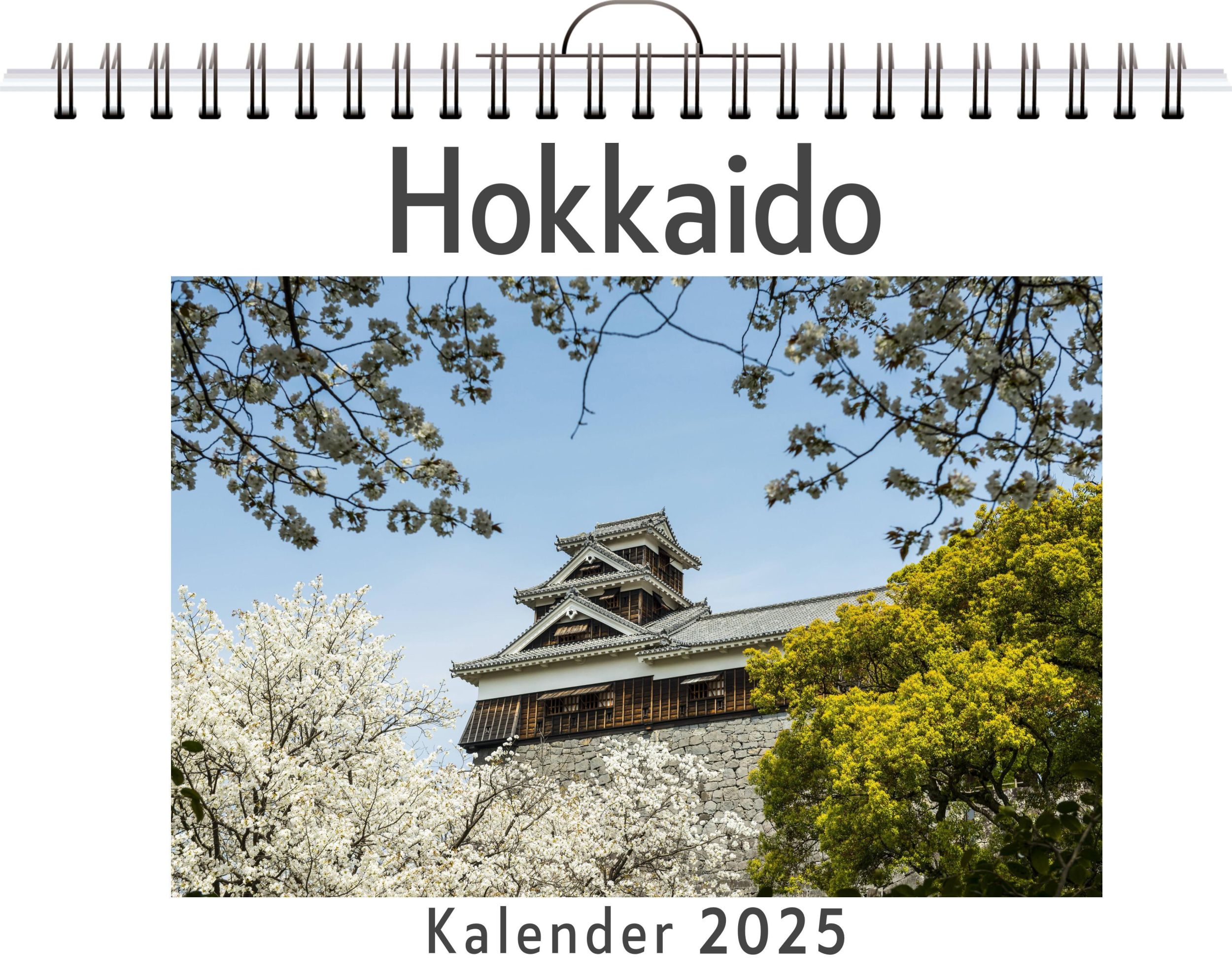 Cover: 9783759123060 | Hokkaido - (Wandkalender 2025, Kalender DIN A4 quer, Monatskalender...