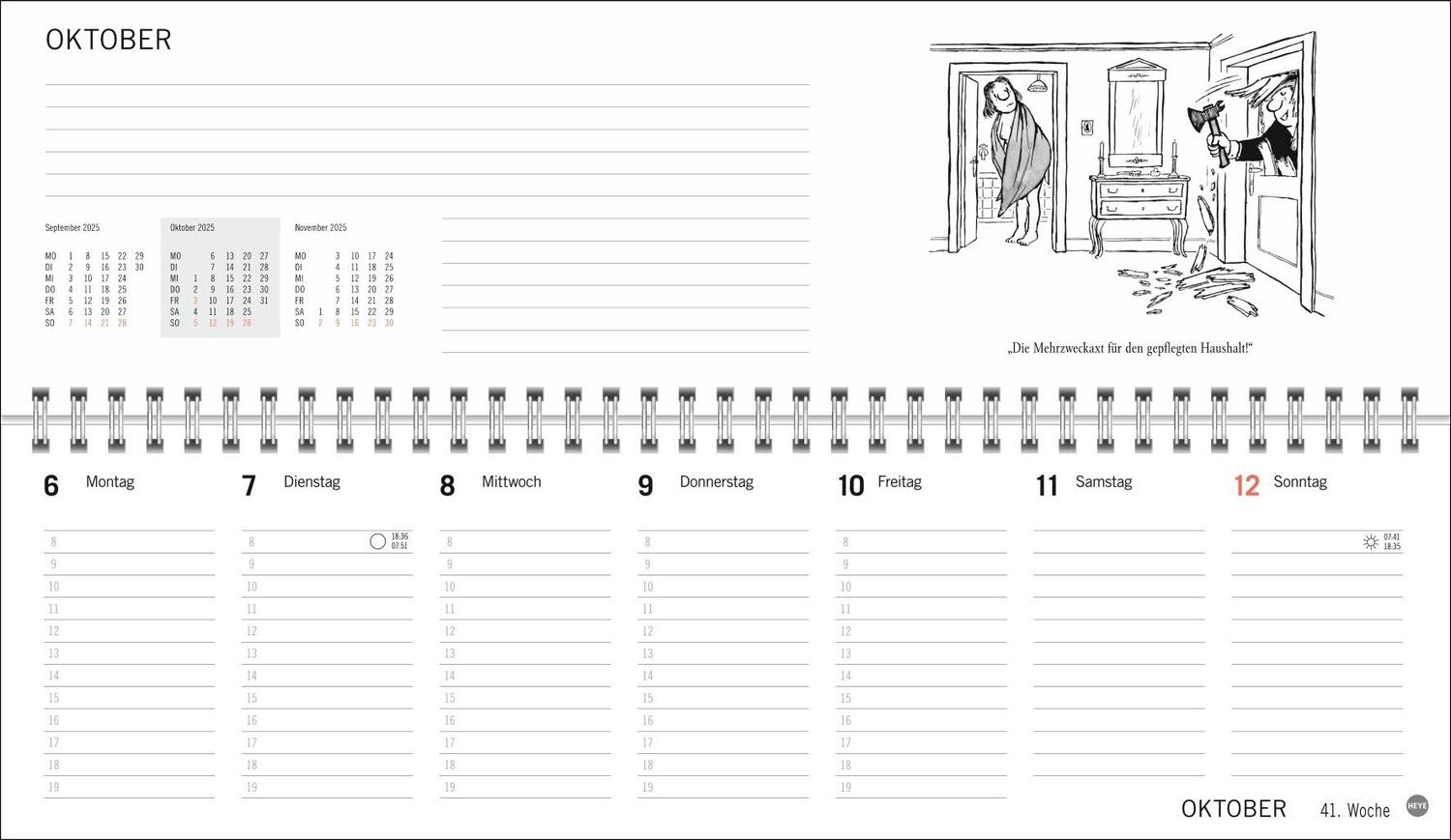 Bild: 9783756406517 | Loriot Büroplaner 2025 | Loriot | Kalender | Loriot Kalender Heye