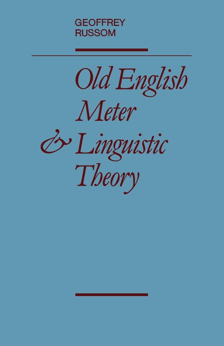 Cover: 9780521131094 | Old English Meter and Linguistic Theory | Geoffrey Russom | Buch