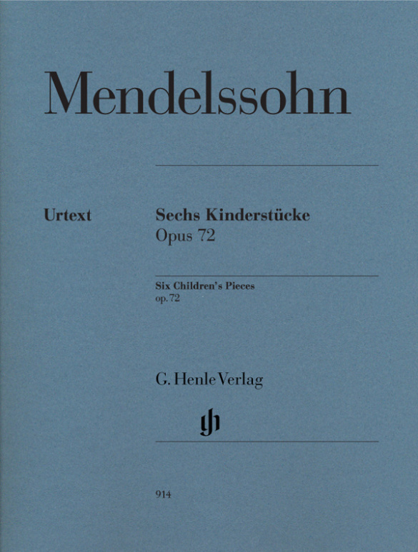 Cover: 9790201809144 | Six Children's Pieces Op. 72 | Henle Urtext Editions | G. Henle Verlag