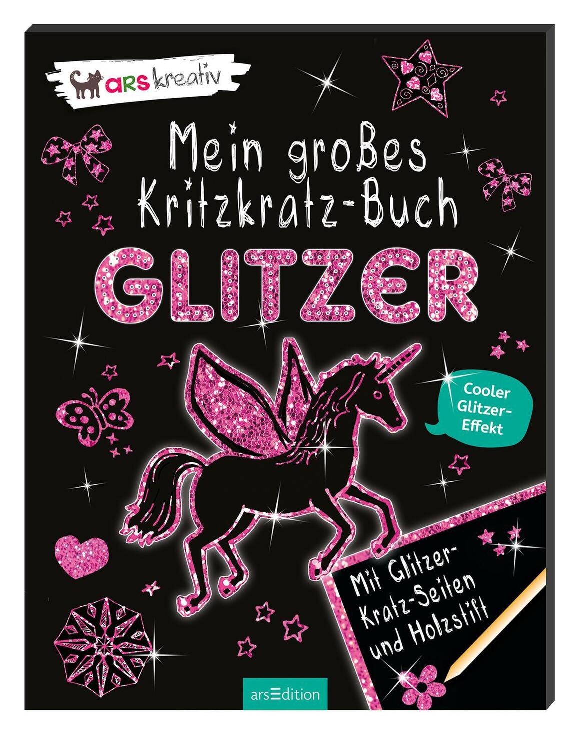 Cover: 9783845807225 | Mein großes Kritzkratz-Buch Glitzer | Elizabeth Golding | Taschenbuch
