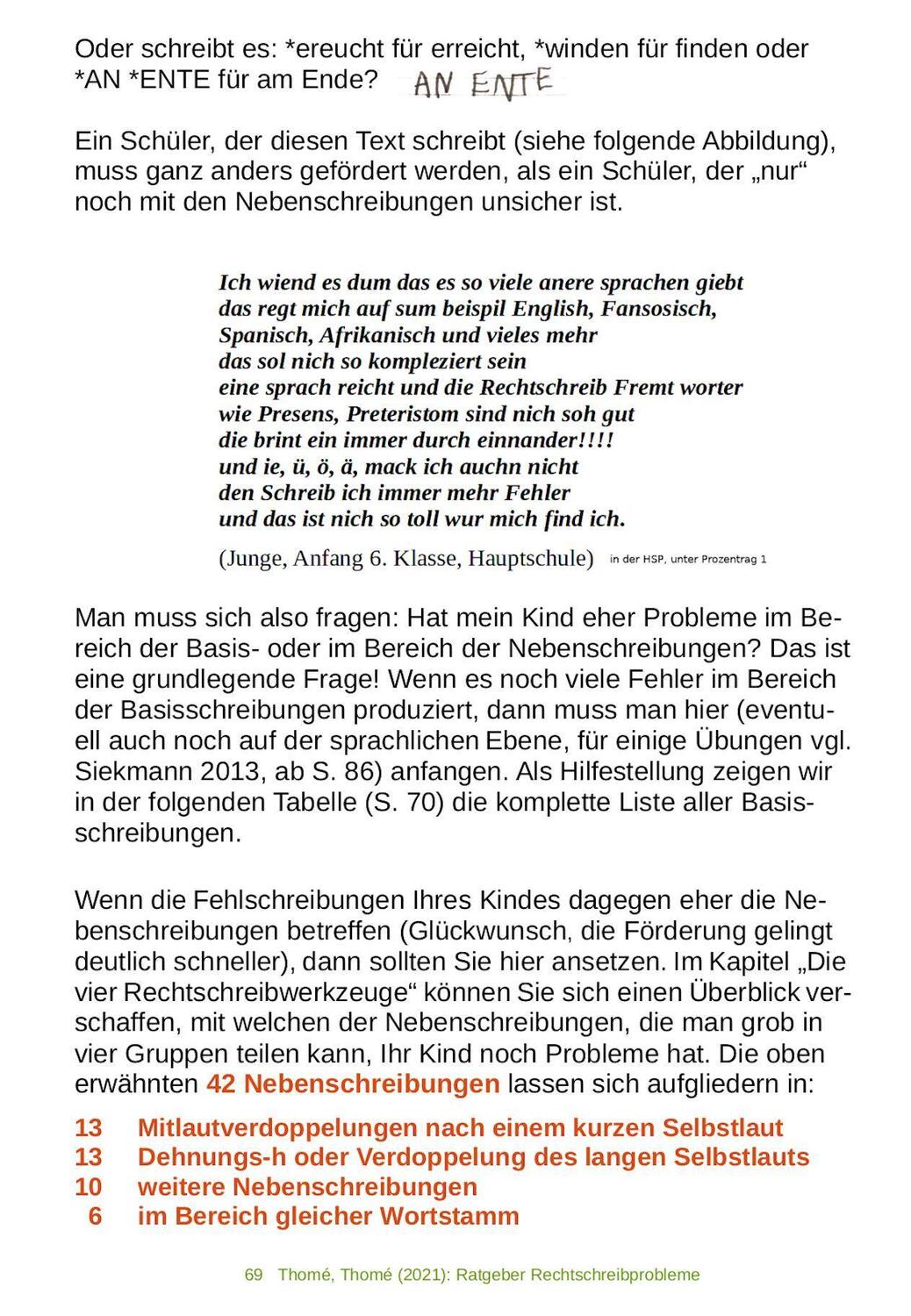 Bild: 9783942122016 | Ratgeber Rechtschreibprobleme (LRS/Legasthenie) | Thomé (u. a.) | Buch