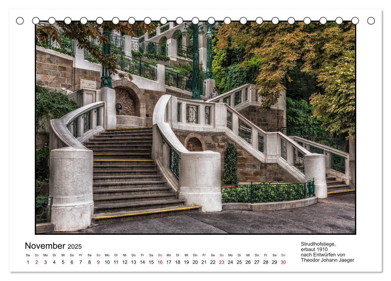 Bild: 9783435304011 | Jugendstil-Baukunst in Wien (Tischkalender 2025 DIN A5 quer),...