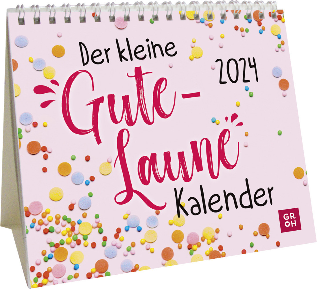 Cover: 4036442010815 | Mini-Kalender 2024: Der kleine Gute-Laune-Kalender | Groh Verlag