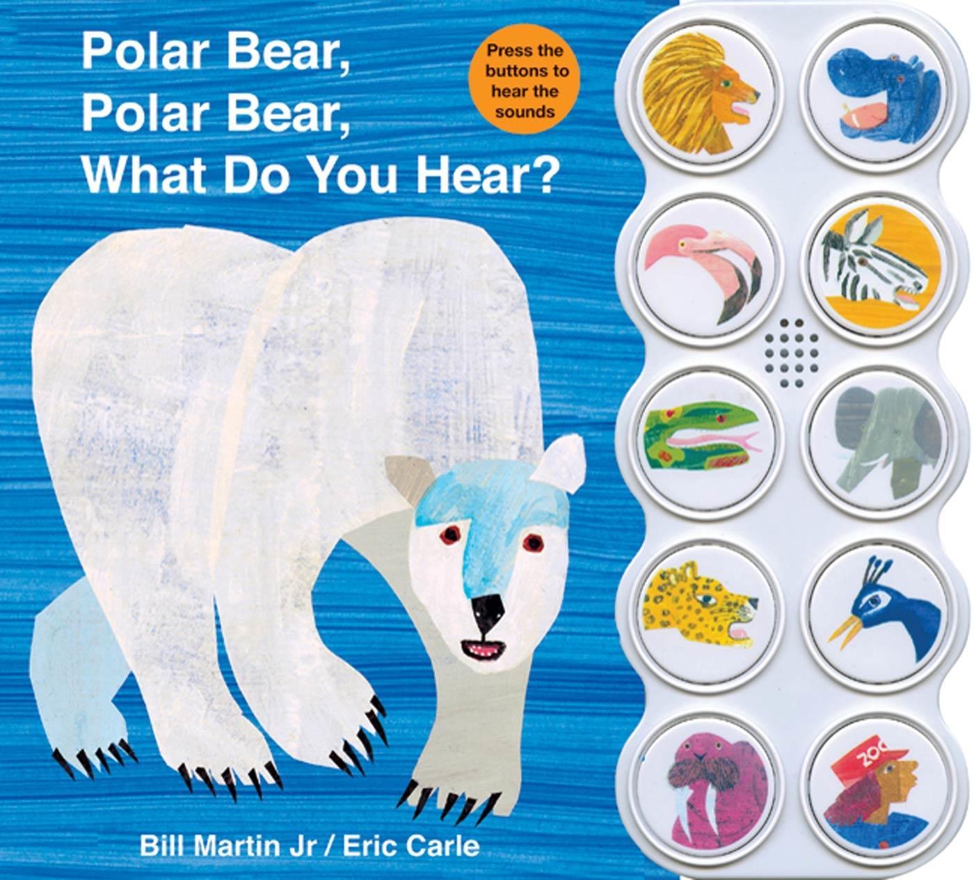 Cover: 9780312513467 | Polar Bear, Polar Bear What Do You Hear? sound book | Jr. Bill Martin