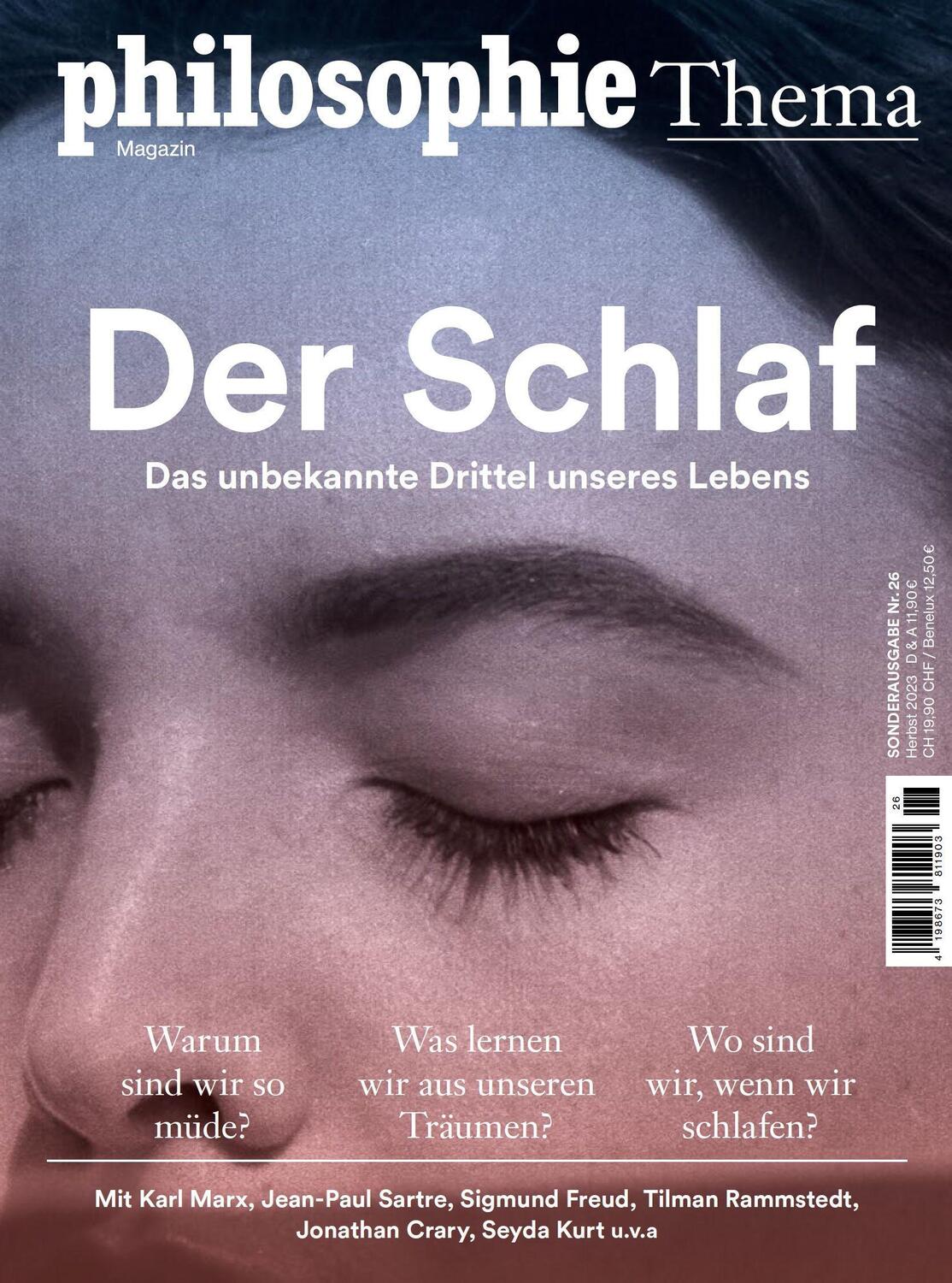 Cover: 9783949621130 | Philosophie Magazin Sonderausgabe "Schlaf" | Anne-Sophie Moreau | Buch
