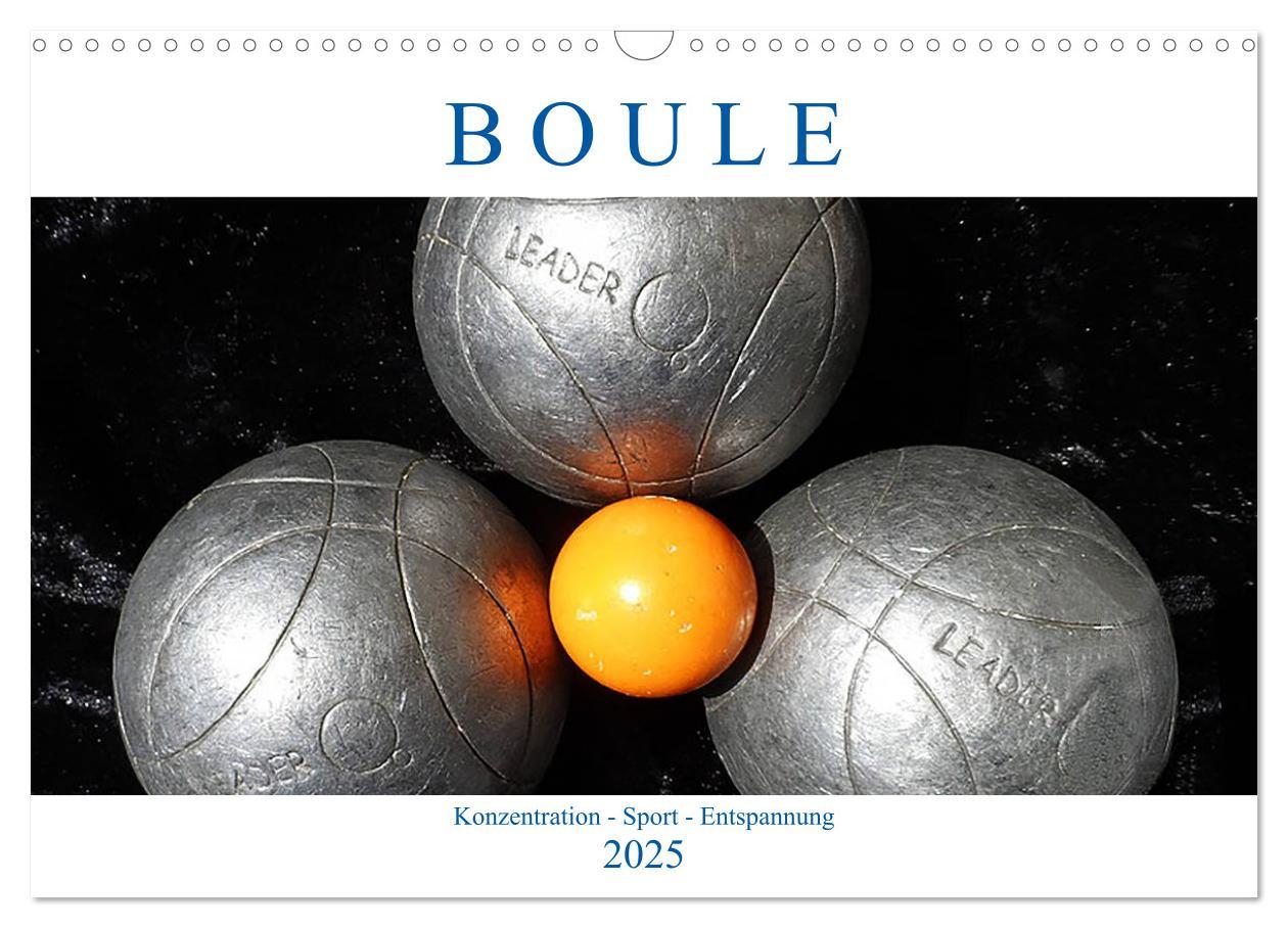 Cover: 9783435292844 | Boule. Konzentration - Sport - Entspannung (Wandkalender 2025 DIN...