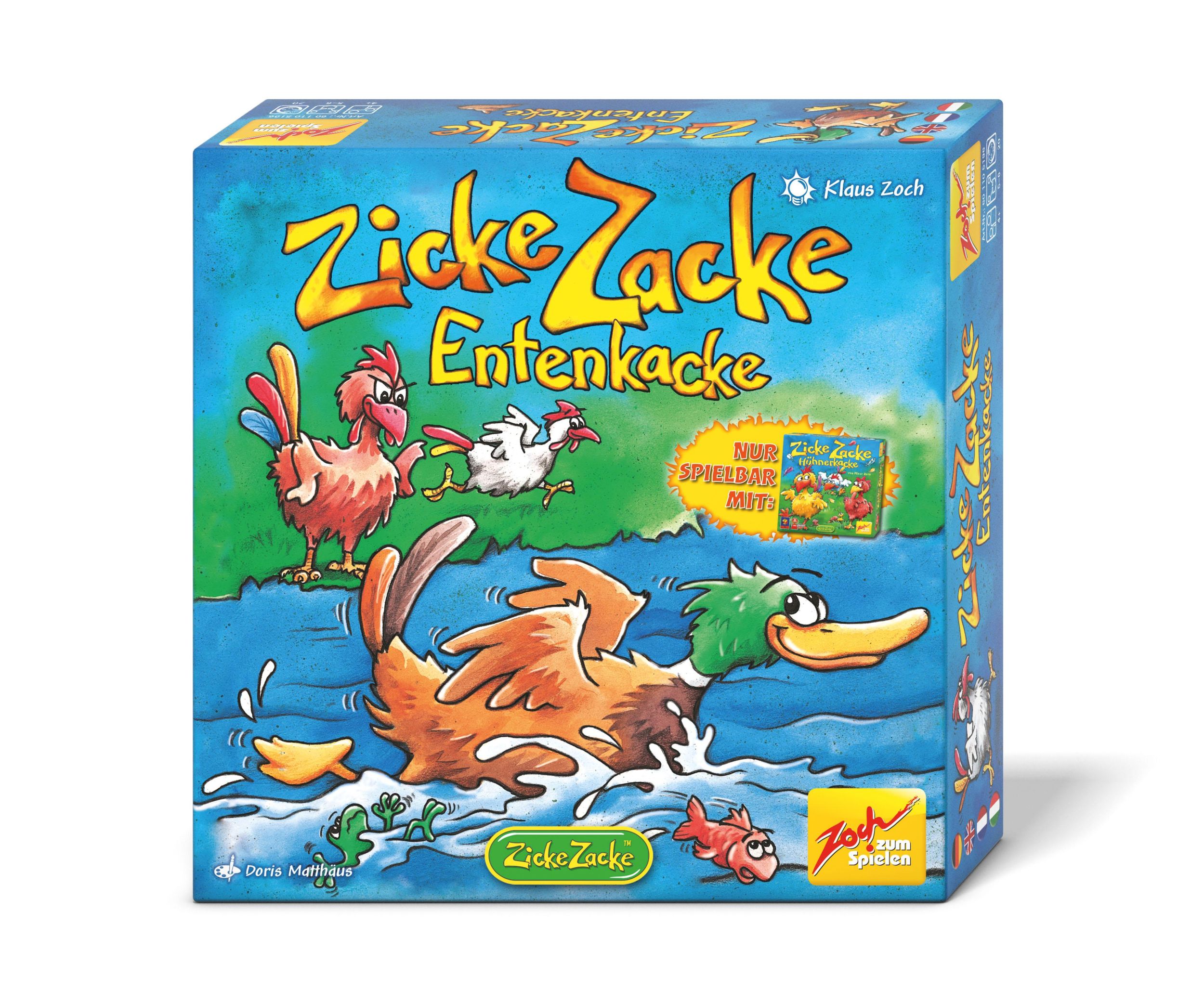 Cover: 4015682051963 | Zicke Zacke Entenkacke | Spiel | 601105196 | Deutsch | 2023 | Zoch