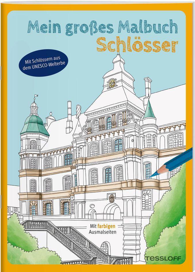 Cover: 9783788645731 | Mein großes Malbuch. Schlösser | Mit farbigen Ausmalseiten | Linster