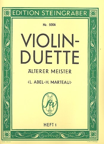 Cover: 9790500150992 | 50 Violin-Duette älterer Meister Band 1 (1. Lage) für 2 Violinen