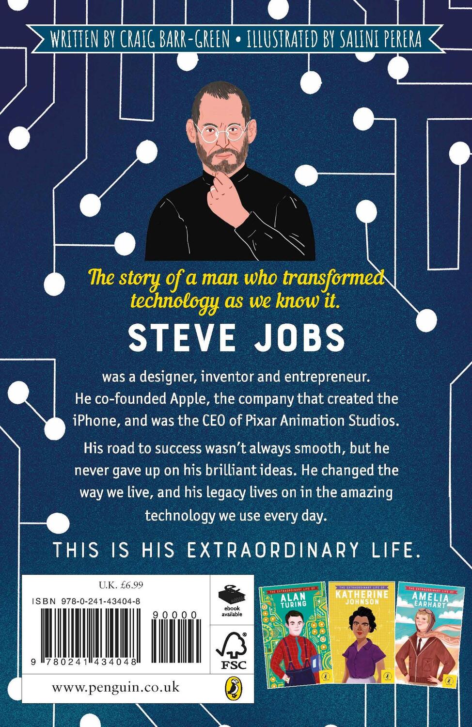Rückseite: 9780241434048 | The Extraordinary Life of Steve Jobs | Craig Barr-Green | Taschenbuch
