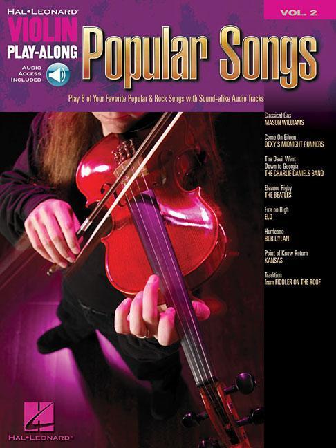 Cover: 9781423413783 | Popular Songs Violin Play-Along Volume 2 Book/Online Audio | Buch