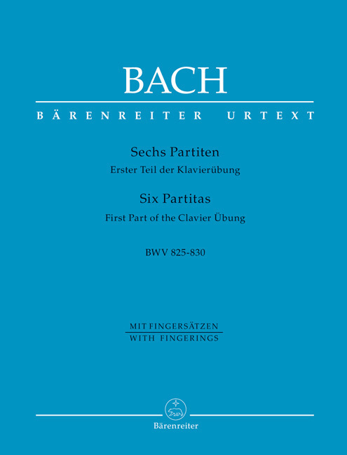 Cover: 9790006534944 | Partitas 1-6 BWV 825-830 | Johann Sebastian Bach | Bärenreiter Urtext