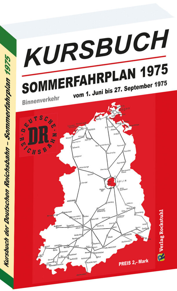 Cover: 9783959666176 | Kursbuch der Deutschen Reichsbahn - Sommerfahrplan 1975 | Rockstuhl