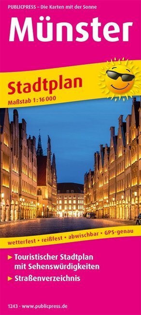 Cover: 9783961322435 | PublicPress Stadtplan Münster | (Land-)Karte | Deutsch | 2017