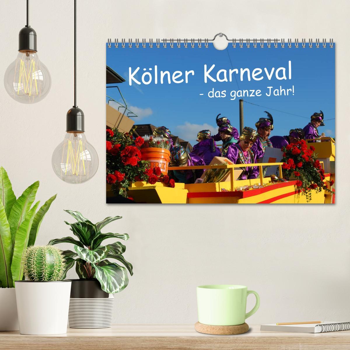 Bild: 9783435689255 | Kölner Karneval - das ganze Jahr! (Wandkalender 2025 DIN A4 quer),...