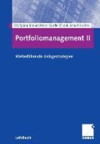 Cover: 9783409143288 | Portfoliomanagement. Tl.2 | Weiterführende Anlagestrategien | Buch