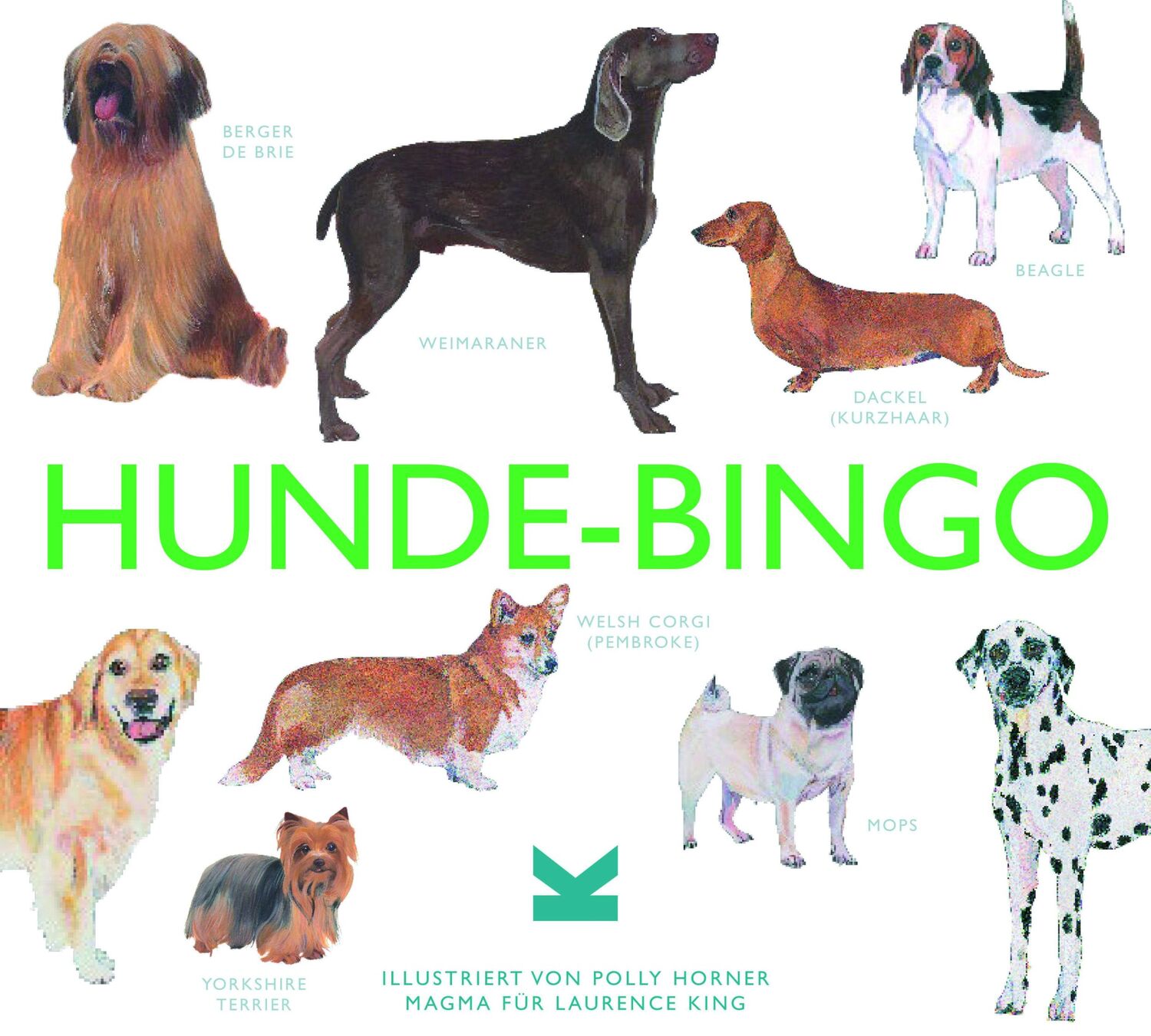 Cover: 9783962440497 | Hunde-Bingo | Polly Horner | Spiel | Deutsch | 2018