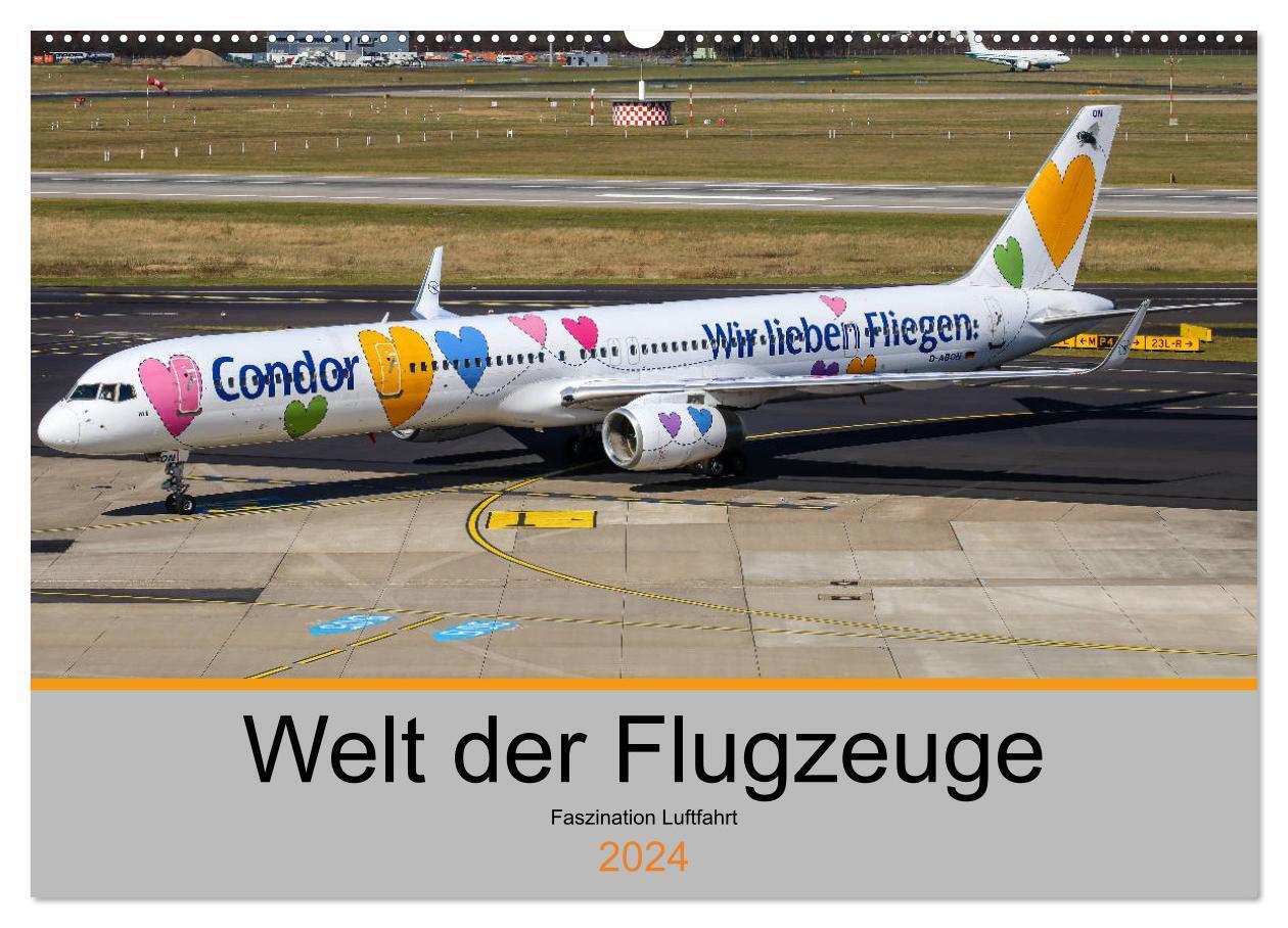 Cover: 9783675684683 | Welt der Flugzeuge - Faszination Luftfahrt 2024 (Wandkalender 2024...