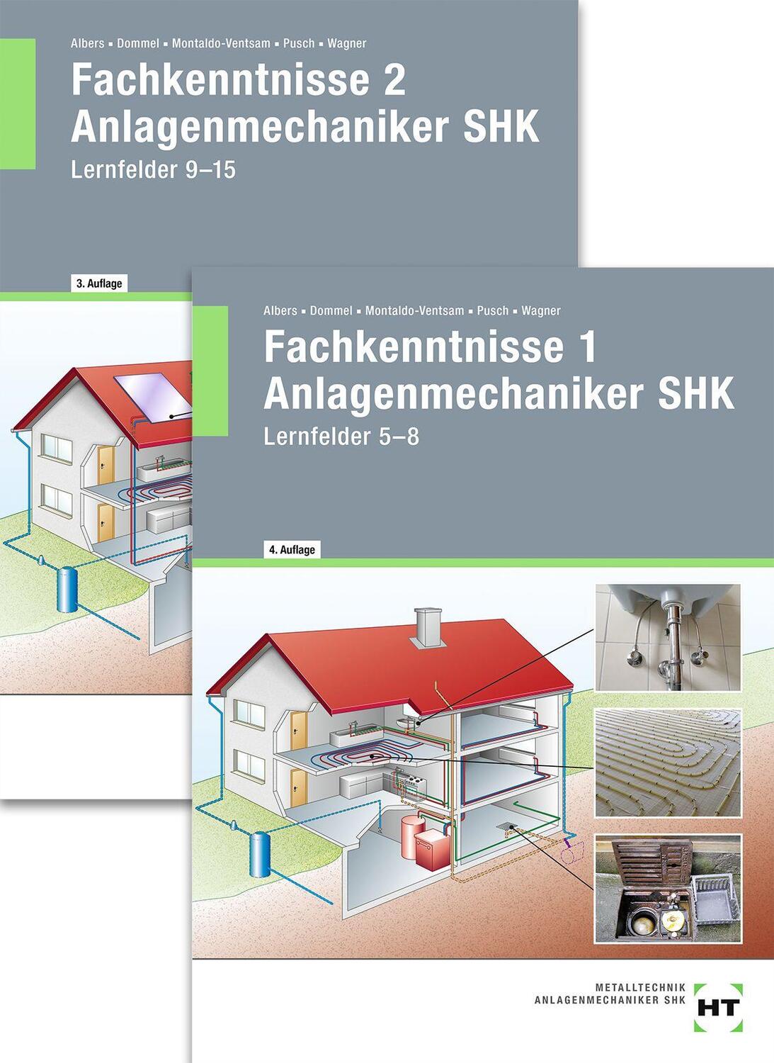 Cover: 9783582402745 | Paketangebot Fachkenntnisse Anlagenmechaniker SHK 1 + 2 | Taschenbuch